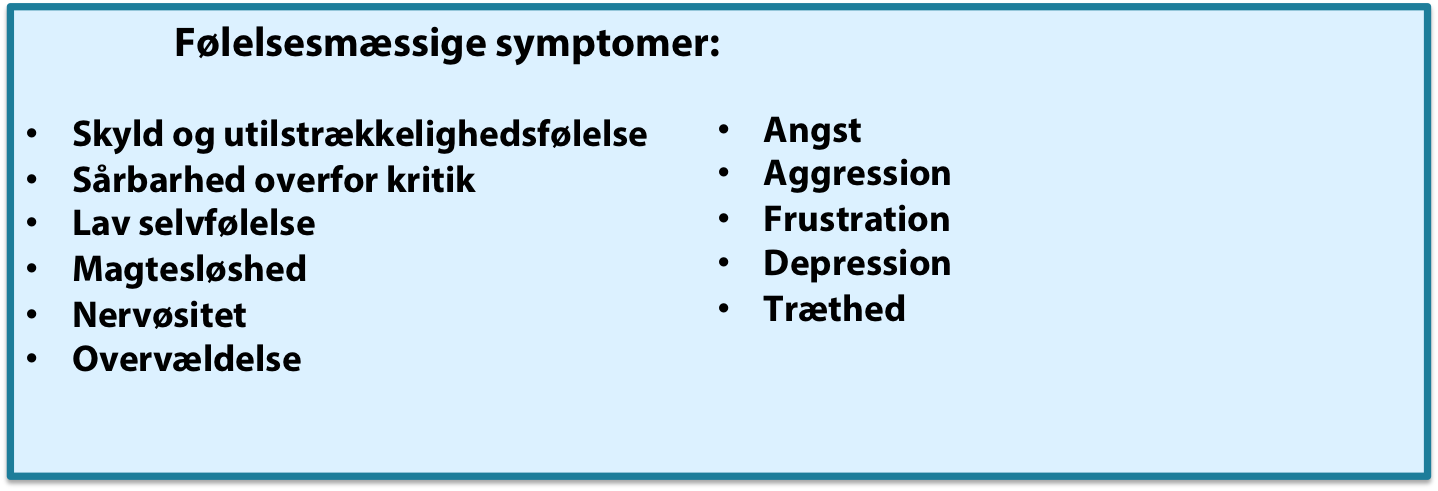 foelelsesmaessige- stress symptomer